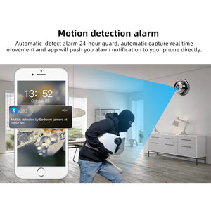 SDETER 1080P Wireless Mini WiFi Camera Home Security Camera IP CCTV Surveillance IR Night Vision Motion Detect Baby Monitor P2P